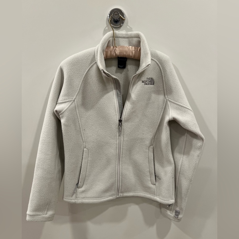 The North Face Women’s Off-White Fleece Jacket (S)